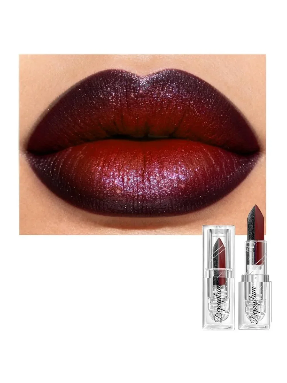 Women's G7 Black Gradient Matte Lip Liner Combo Long Lasting Lip Stick Pencil